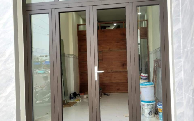 Cửa Kính Cường Lực Khung Nhôm